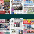 Naslovne strane sutrašnjih novina: Prelistavanje štampe za ponedeljak, 15. septembar 2025. godine