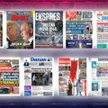 Naslovne strane sutrašnjih novina: Prelistavanje štampe za petak, 16. oktobar 2026. godine