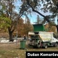 Počelo raščišćavanje kampa pristalica vlasti 'Ćacilend' u Beogradu