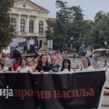 Novinar Božidar Kovačević govori večeras na protestu Srbija protiv nasilja večeras u Kragujevcu