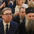 Vučić u Hramu Svetog Save zatražio blagoslov od patrijarha Porfirija, pre puta u Njujork