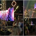 Užas u Budvi! Pao led ekran na jednu osobu u poznatoj diskoteci! (foto/video)