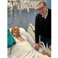Vučić nazvao ranjenog Milana Bogdanovića junakom i obećao da će s njim provesti veče u Ćacilendu
