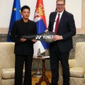 (Foto) Najbolji igrač badmintona u Beogradu: Lin Dan promoviše Expo 2027