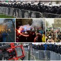 Uživo sve veće tenzije na protestu: Topovski udari ispred Pionirskog parka, blokaderi pale baklje! Brankov most blokiran…