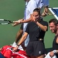 Sabalenka upala na Novakov trening: Đoković je gađao lopticom, pogledajte kako su reagovali ona i njen dečko