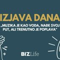 Izjava dana: „Muzika je kao voda – nađe svoj put, ali trenutno je poplava“