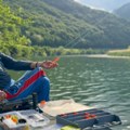 Grdosija neočekivano upecana u jezeru: Milan se sat vremena borio da izvuče soma dugačkog skoro dva metra FOTO