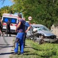 Teška nesreća kod Požarevca! Auto totalno smrskan, na licu mesta Hitna pomoć (foto)