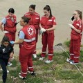 Sremska Mitrovica: Pokazno-spasilačka vežba gašenja požara na plutajućem objektu na Savi