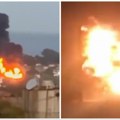 Izbio veliki požar kod skladišta nafte u Sočiju Crni dim kulja u nebo blizu aerodroma (VIDEO)