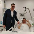 Vučić objavio sliku sa Darkom Glišićem iz bolničke postelje