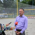 Stevović: Veliki park dobio savremene terene i prvi teren za tenis na pesku u Kragujevcu