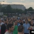 Blokada autoputa na protestu 'Srbija protiv nasilja' u Beogradu