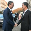 Vučić se sastao sa Ruteom u Briselu: Uveren sam u još bolju saradnju Srbije i NATO u budućnosti