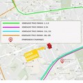 Autobusi na linijama 4, 8, 9, 9A, 11A, 11B, 18A, 18B sutra menjaju trasu