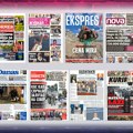 Насловне стране данашњих новина: Прелиставање штампе за петак, 17. октобар 2025. године
