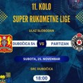 Rukometni derbi za vrh: „Dubočica 54“ dočekuje „Partizan”