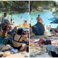 (Видео) „Ово није одмор, већ стрес“: Препуна плажа на Јадрану изазвала бурне реакције на ТикТоку, нема игла где да падне