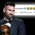 Evo kako je Kristijano Ronaldo reagovao na Mesijevu Zlatnu loptu: Jednim komentarom je objasnio sve