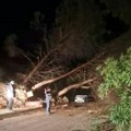 (Foto, video) tornado ostavio pustoš na Rodosu Tukao i grad, ljudi zarobljeni u vozilima, putevi neprohodni
