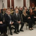 Političari u prvom redu: Miloš Vučević i Ivica Dačić na komemoraciji Saši Popoviću