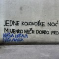 Preteća poruka na zgradi Miljenka Jergovića: „Prijetnja je očita i nedvosmislena“