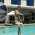 Iz CG privatnim letom za Monako, u ruci tašnica od 10.000 €: Đina Džinović se baškari na odmoru, plaća i ne pita