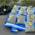 Uhapšen muškarac iz okoline Leskovca, zaplenjeno 10 kilograma marihuane