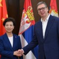 Vučić sa savetnicom Šen Jićin: Prijateljski odnos Sija prema Srbiji dao snažan zamah našem napretku