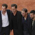 Kakav prizor: Đoković, Federer i Marej na Nadalovom oproštaju