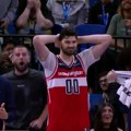 Tristan Vukčević se hvatao za glavu zbog saigrača: Ovo je najbizarnija scena u NBA sezoni