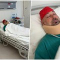 Prva fotografija Branka Babića nakon stravične saobraćajne nesreće: Leži u bolničkom krevetu, oko vrata kragna (foto)