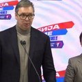 Nova vlada u februaru ili martu: Vučić: "Danas svuda ubedljiva pobeda liste "Srbija ne sme da stane", SNS ide na 130 mandata"