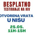 Besplatno i anonimno testiranje na HIV u subotu u niškom Potent centru