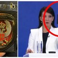 Ministarstvo odbrane o značkama VBA koje je pokazivala Tepić: Nisu identične, reč je o falsifikatu službene isprave