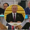 Putin se obratio na svečanoj večeri u Kremlju: Aleksandar Vučić u društvu Sija i Lukašenka (Foto, Video)