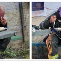 Emotivne fotografije nakon požara i pucnjave u Novom Sadu Lice tihog heroja govori više od reči (foto)