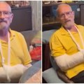 Oglasio se čovek sa štapom kojeg je policajac u Novom Sadu sinoć brutalno napao: „Svaka koščica me boli, rebra škljocaju dok…