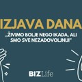 Izjava dana: „Živimo bolje nego ikada, ali smo sve nezadovoljniji“