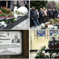 Kovčeg sa telom Vladimira Vuletića prekriven Partizanovom zastavom: Bakljada Grobara na poslednjem ispraćaju (foto)