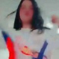 Devojčica iz Crne Gore cepala i pljuvala zastavu Srbije: Policija traga za njom