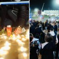 Potresne scene blizu Železničke stanice u Novom Sadu: Građani pale sveće za žrtve nezapamćene tragedije (Foto)