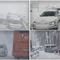 Sneg okovao Srbiju: Drveće oboreno, udesi na putevima, kolone nepregledne, sela bez struje (Foto, video)