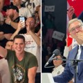 (Video) "Moj Danilo, moj ponos" Najemotivniji trenutak sa skupa u Kragujevcu: Vučić se okrenuo ka tribinama i ugledao sina, a…