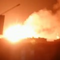Noćni napad na Kijev: Panoramski snimci gradskih kamera (video)
