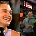 Ovo se nikada nije dogodilo na teniskom meču, Arina Sabalenka umirala od smeha zbog jednog "rekvizita"