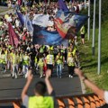 AP: Srpski studenti protestom obeležili sedam meseci od tragedije na železničkoj stanici