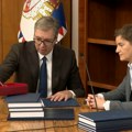 Primopredaja dužnosti u Predsedništvu: Vučić predao ostavku i preneo dužnosti na Anu Brnabić (video)