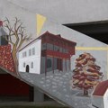 Oslikavanje murala ispred železničke stanice (VIDEO)